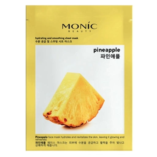 MONIC BEAUTY Тканевая маска для лица Ананас 25мл (*10)