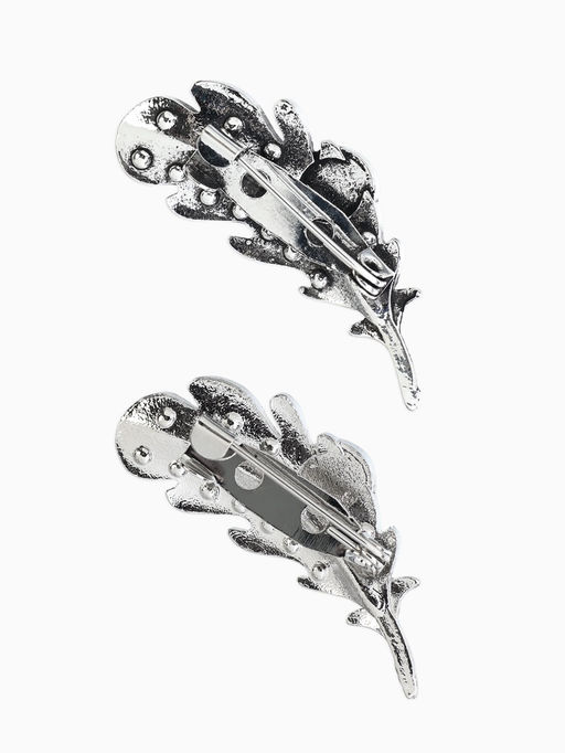 Цена за 12 шт. Брошь-оберег «Пёрышко с глазиком», МИКС