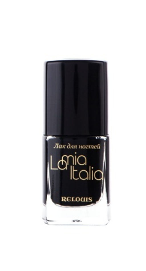 RELOUIS Лак для ногтей "La Mia Italia" №36 черный