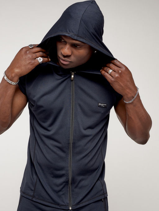 Спортивный костюм летний мужской темно-синего цвета 22610TS - FUYOUKAI фото 17