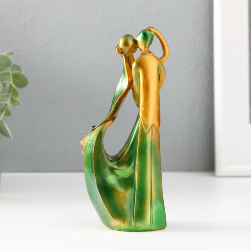 Фигурка полистоун «Молодожёны. Поцелуй в танце», 16.5 см