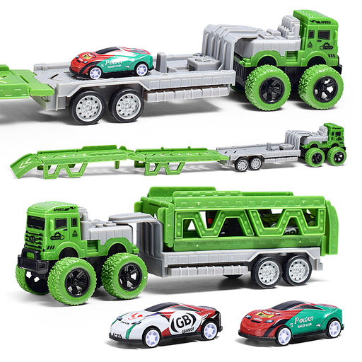 Машина "Перевозчик" ( цвет зеленый) в пакете