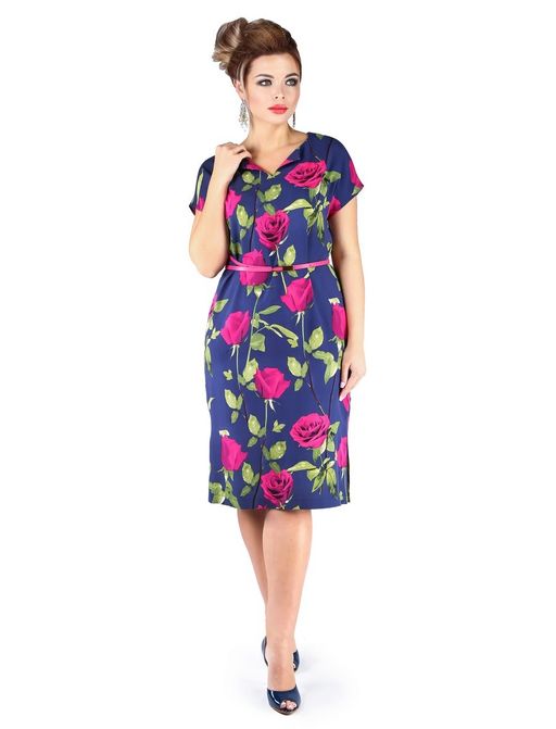 Платье 592 розы фуксия - Novita фото 2