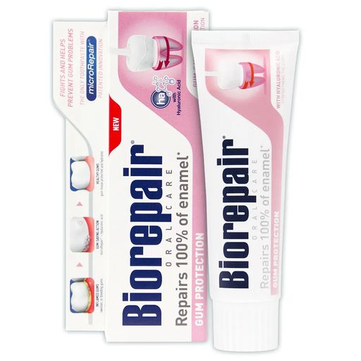 Зубная паста для защиты дёсен 75 мл Biorepair Gum Protection / Protezione Gengive / /Биорепеар  фото 5
