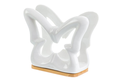 Салфетница 12*5*10 см Бабочка на дер. подставке - Elan gallery фото 5