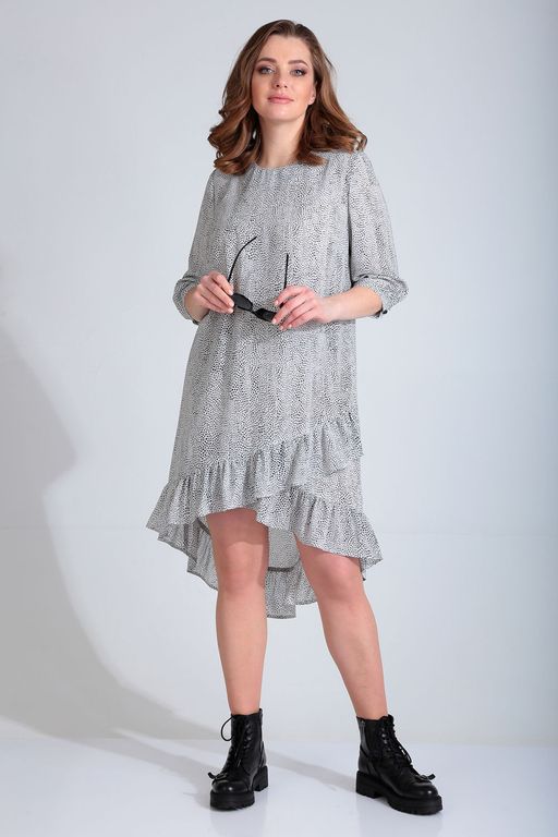 Платье Liona Style 778 жемчужный  фото 3