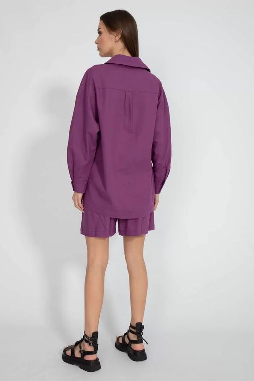 Льнаная рубашка 4073 - Kivviwear фото 4