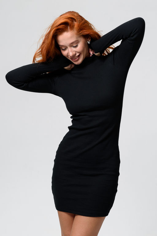 Платье длинный рукав 14440