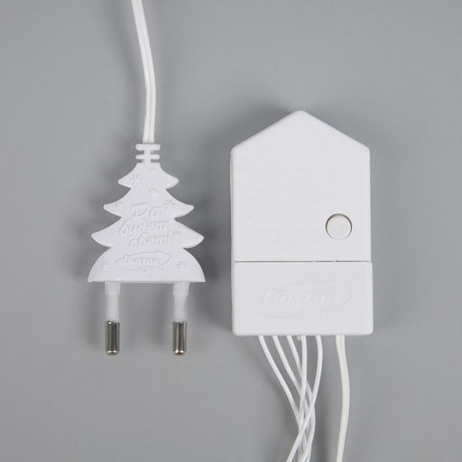 Гирлянда Нить 20 м, IP20, белая нить, 200 LED, свечение мульти, 8 режимов, 220 В - Luazon lighting фото 4