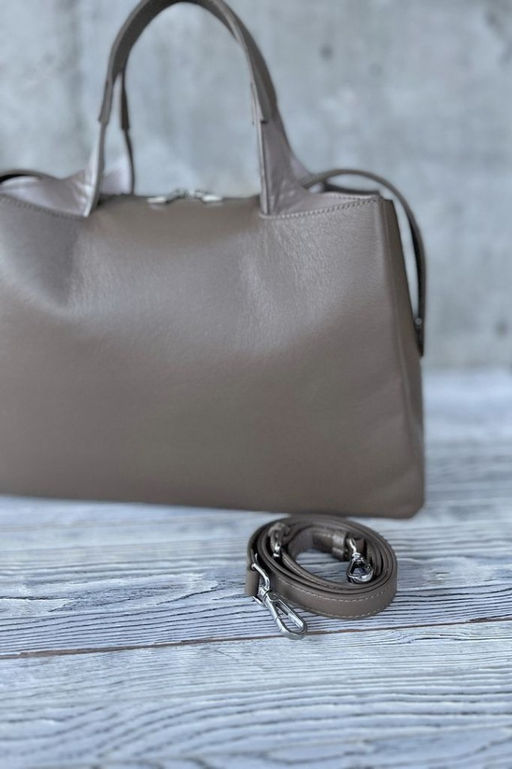 Женская кожаная сумка тоут 3120 Хаки