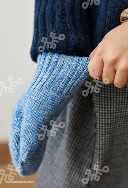 Шерстяные варежки (арт. 04152) - Тод оймс ххк фото 5