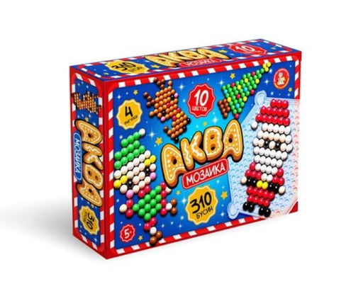 Аквамозаика "Новый год" 4 фигурки, 310 эл