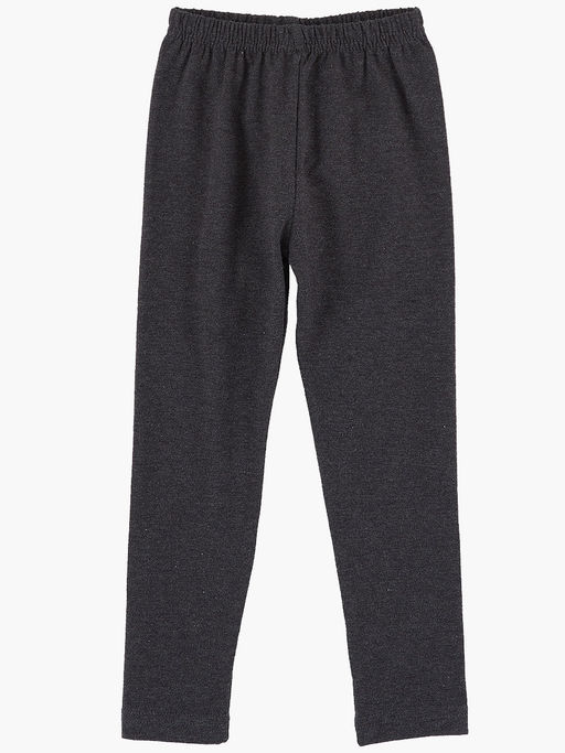 Бриджи лосины однотонные UD 1205 черный меланж - Mini maxi фото 3