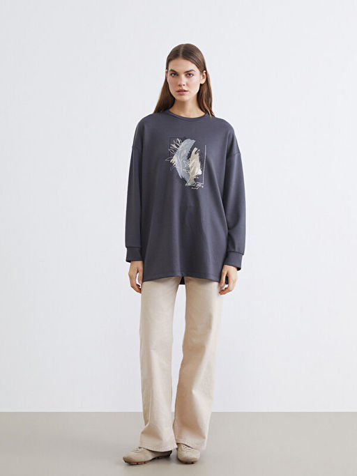 Soft Touch Oversize Kad?n Ti??rt