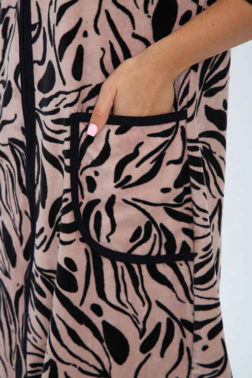 Халат велюровый на молнии (941-6) - Плиона фото 130