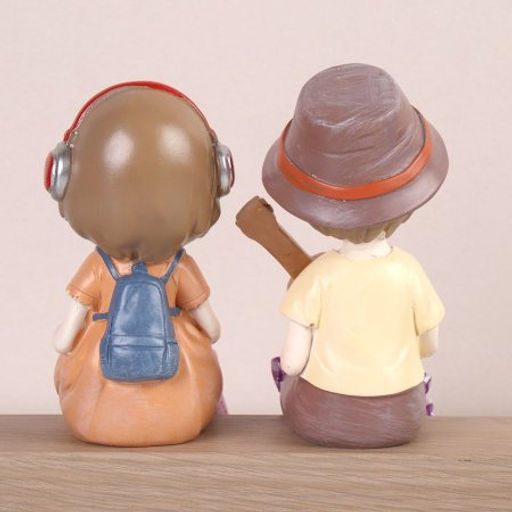 Фигурка Мальчик/Девочка висячие ножки 2 штуки набор 19 см / 5063 /уп 60/ - Галеонтрейд фото 4