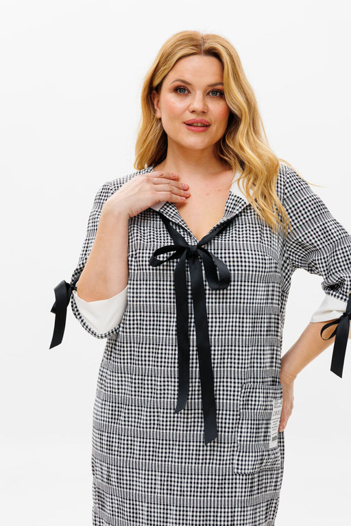 Платье Michel Chic 2163 черный, белый  фото 7