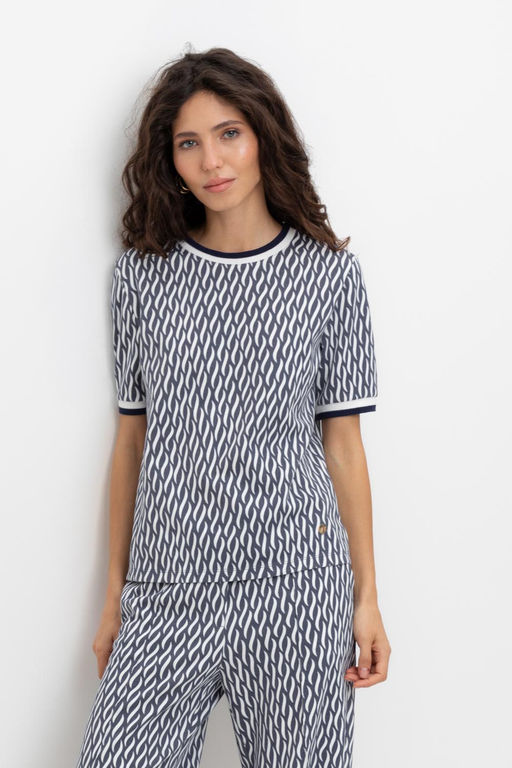 ЕВТ 3220/синие мини косы фуфайка жен