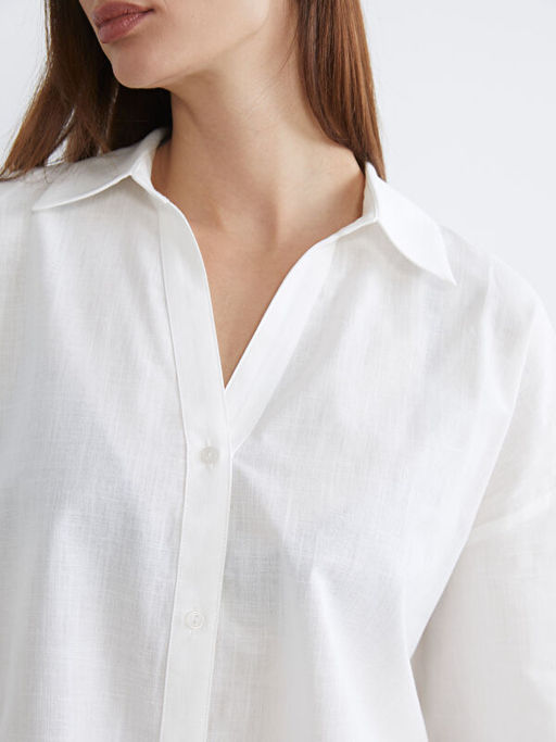 Oversize Poplin Kad?n G?mlek