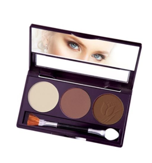 Latuage Тени для век SMART TOUCH 3-х цветные тон 305 бежево-коричневый