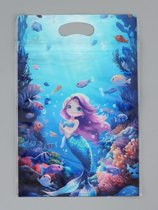 Цена за 50 шт. Пакет подарочный, с zip-lock застежкой, "Русалочка", 15х23 ± 1см МИКС