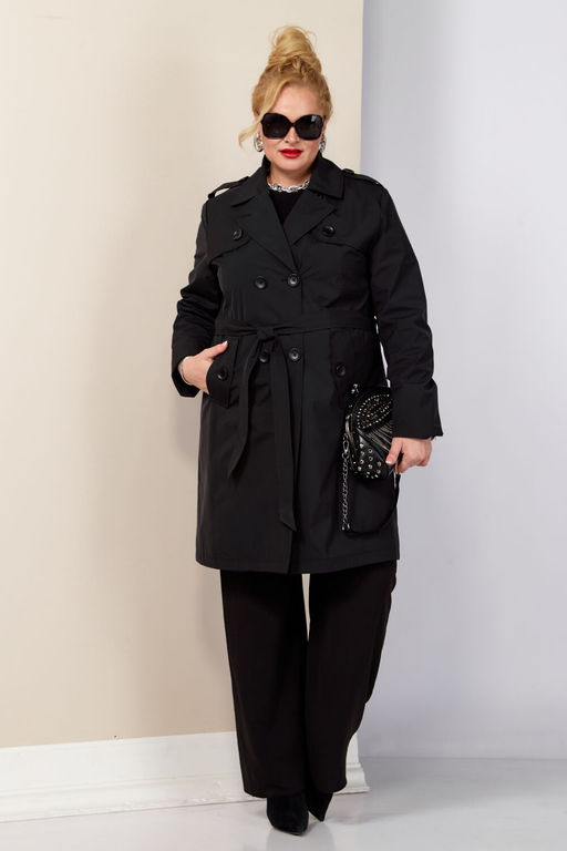 Плащ SHETTI 2187 чёрный