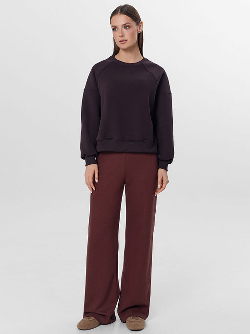 Свитшот женский коричневый - Mark formelle фото 3