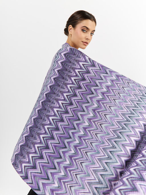 Большой, мягкий, тонкий и очень нежный двусторонний палантин с рисунком - Tantino фото 4