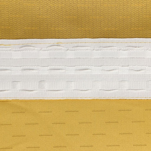 Штора портьерная «Этель. Штрихи», жёлтая, 250×265 см