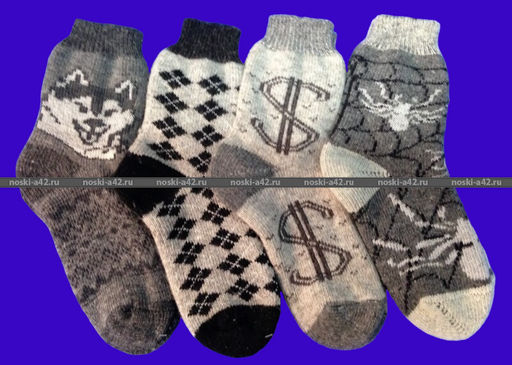 Цена за 5 пар. 5 ПАР - Носки мужские шерстяные 25 - For you фото 3