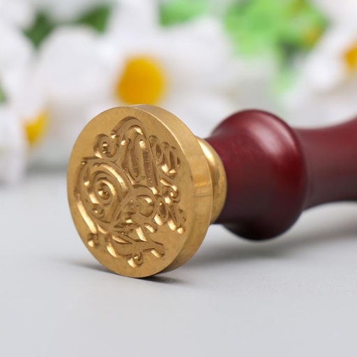 Печать для сургуча с деревянной ручкой For you, 9×2.5×2.5 см