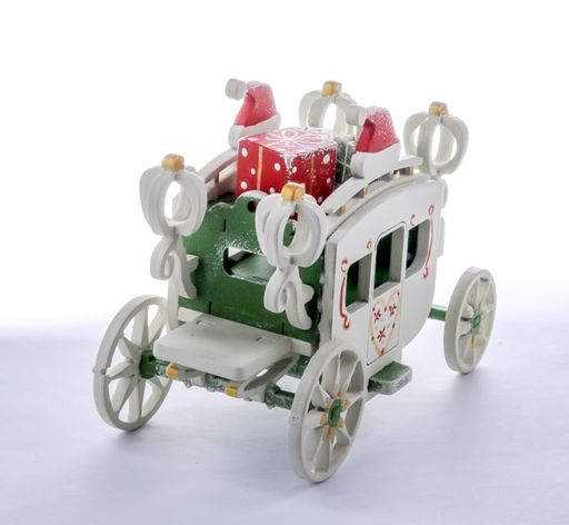 Декоративные новогодние украшения: Карета крытая 6017 Santa - Idh фото 3
