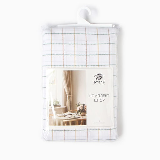 Шторы кухонные Этель Harmony 150х180см, 100% хл, рогожка 186 г/м2  фото 5