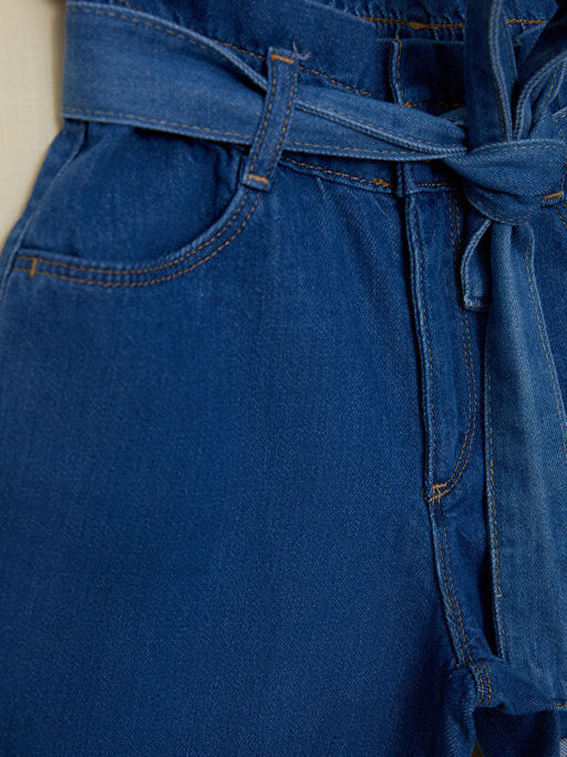 Beli Lastikli Basic K?z ?ocuk Jean ?ort - Waikiki фото 3