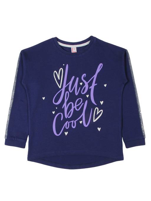 CRB wear/CWJ 62228 Джемпер для девочки, темно-синий/Ex.Cherubino  фото 2
