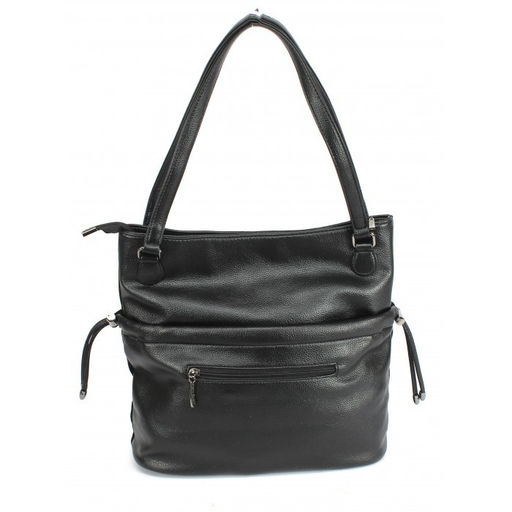 Сумка женская иск/кожа+нат/замша GT-MAQ 63109GY, 1отд+карм/пер, черный SALE 202555 - Adelia фото 3