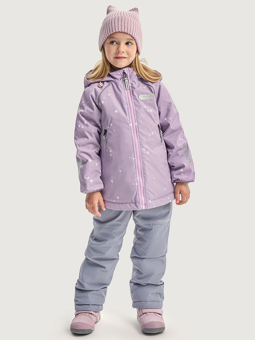 Костюм 7м1026 пудра/светло-серый