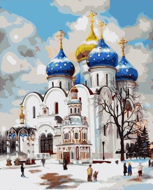 Картина по номерам на холсте и подрамнике 40х50 см