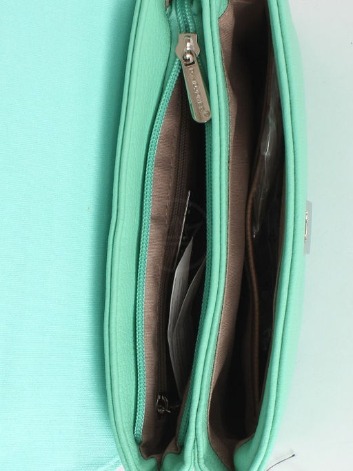 Сумка женская искусственная кожа DJ-CM 6919-AQUA GREEN, 2отд, плечевой ремень, зеленый SALE 259777 - Adelia фото 8