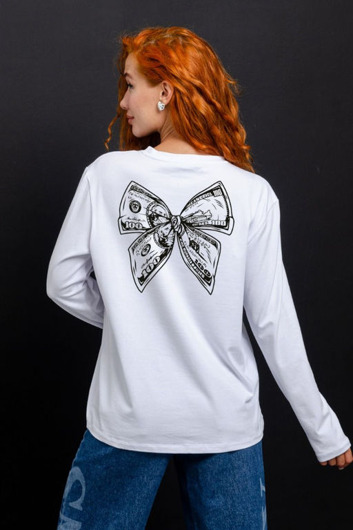 8513 Футболка с длинным рукавом женская - Натали фото 7