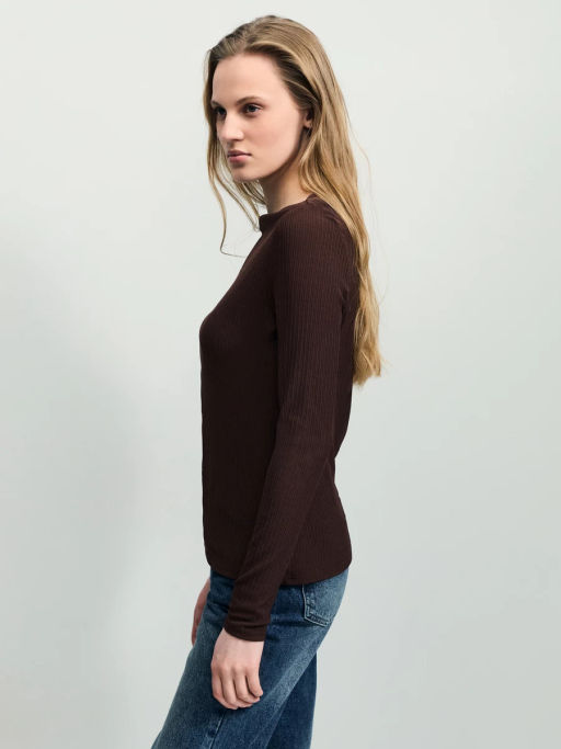 Базовый трикотажный лонгслив ZR2604013409-27 / Zarina  фото 4