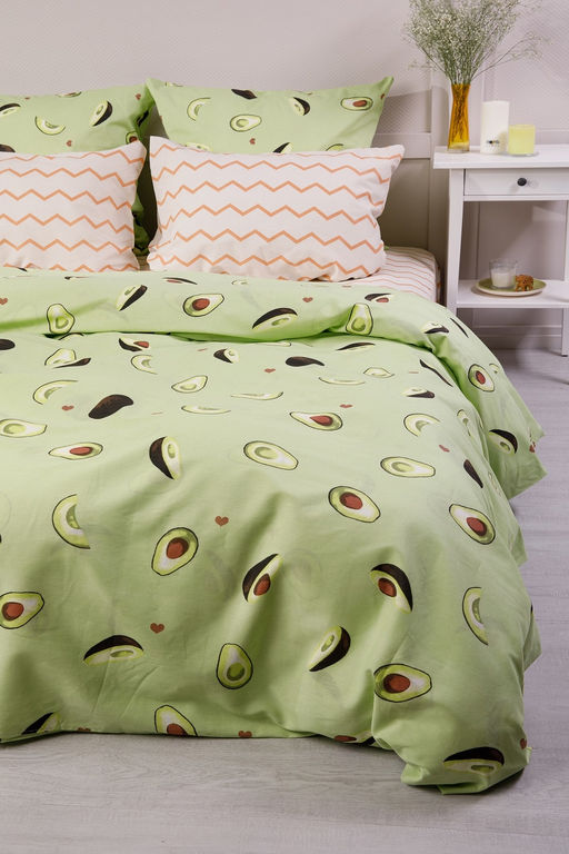 КПБ Авокадо бязь сем.