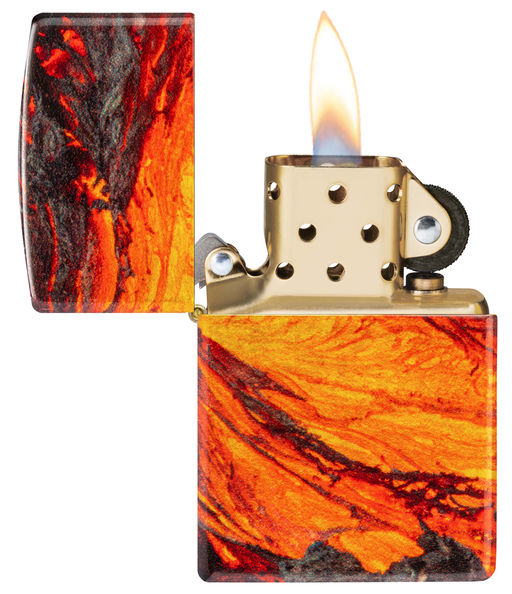 Зажигалка ZIPPO Поток лавы | Lava Flow 48622  фото 3