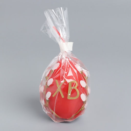 Цена за 2 шт. Свеча пасхальная Яйцо, барельеф