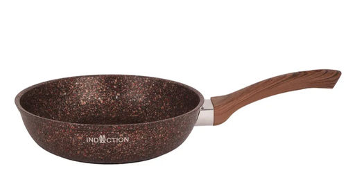 Сковорода 260мм с ручкой, ап линия "Granit Ultra Induction" (red) сгаиш260а