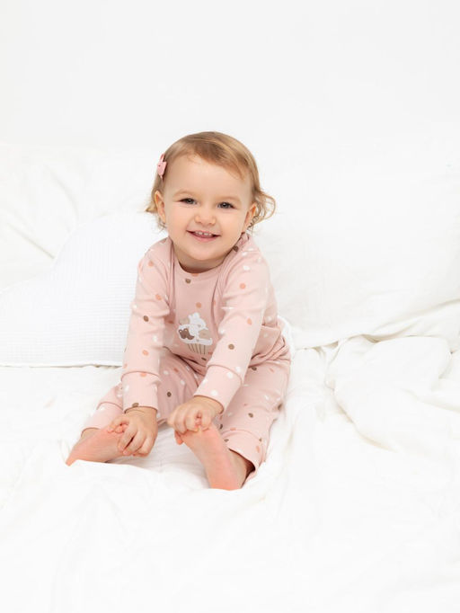 К 1621/дымчатая роза,цв.шарики пижама д/дет яс