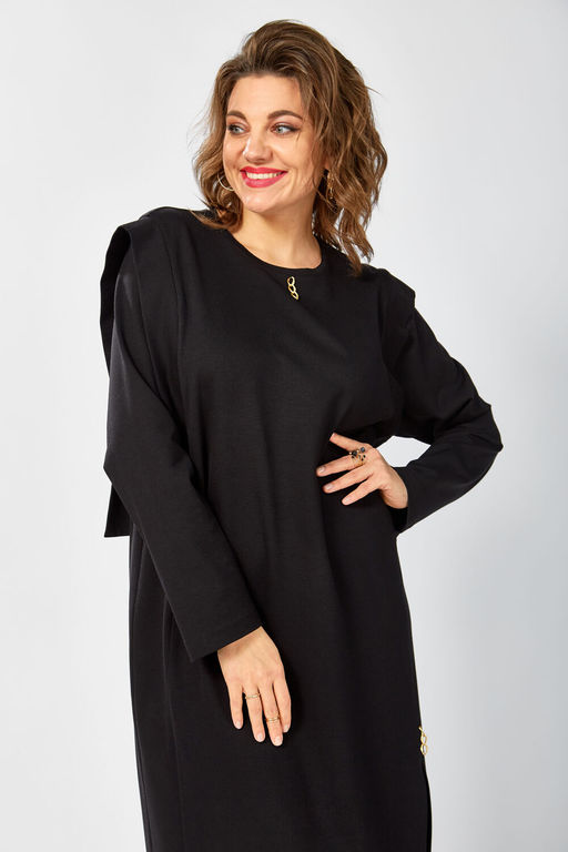 Платье BegiModa 1064 чёрный фото 13