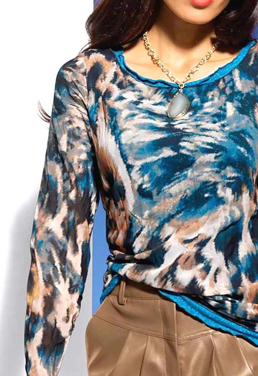 Блузка, петроль - Ashley brooke фото 6