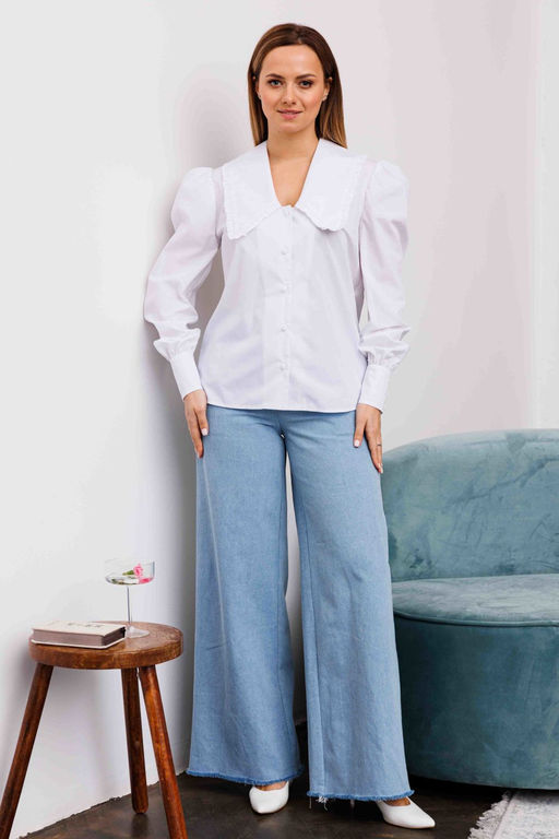 Блуза AURA 2143-164 белый  фото 5