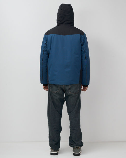 Горнолыжная куртка мужская зимняя синего цвета 7611S - Mtforce фото 14